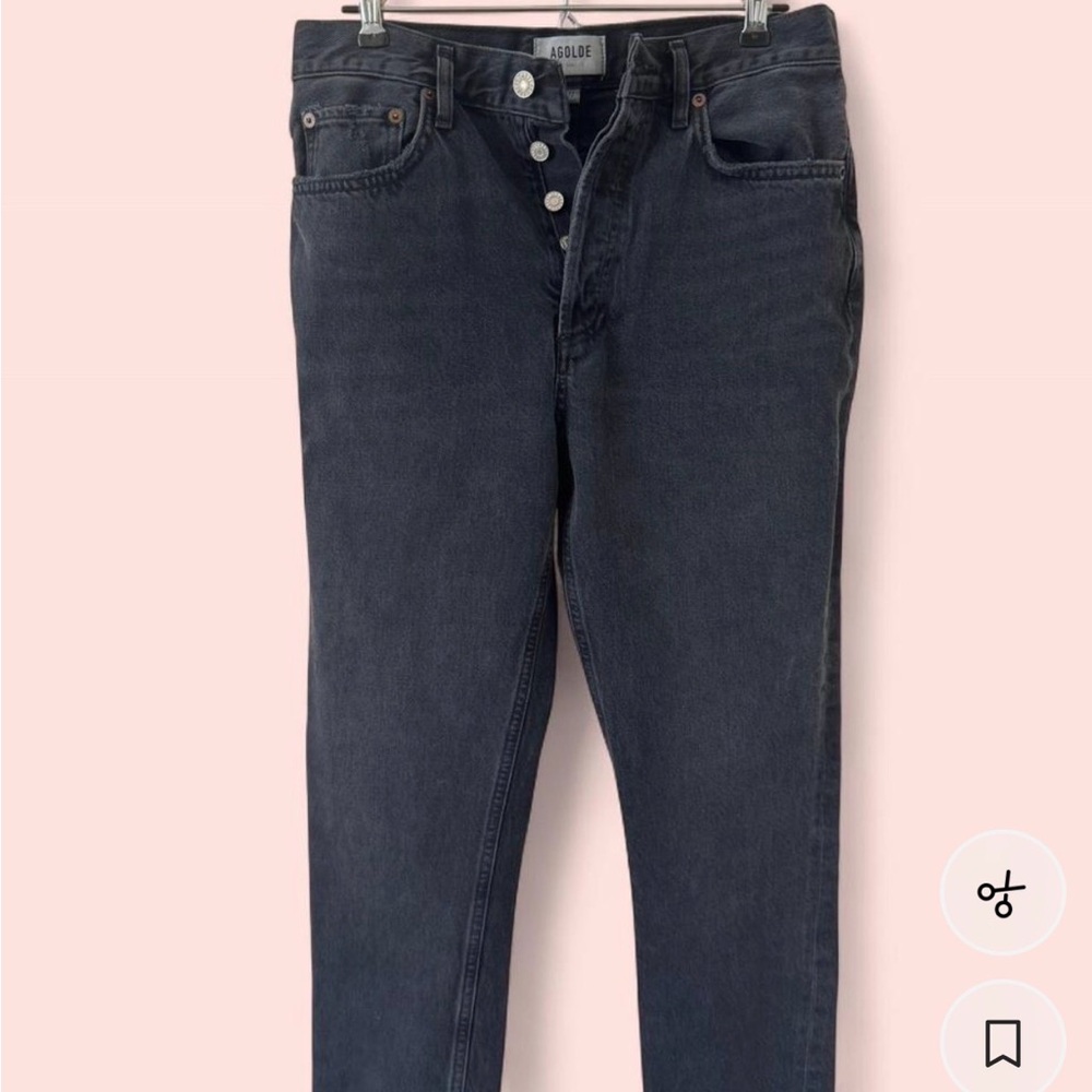 Agolde Charcoal Denim Jeans